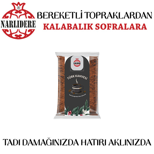 Türk Kahvesi Orta Kavrulmuş 100 Gram Şeffaf Paket