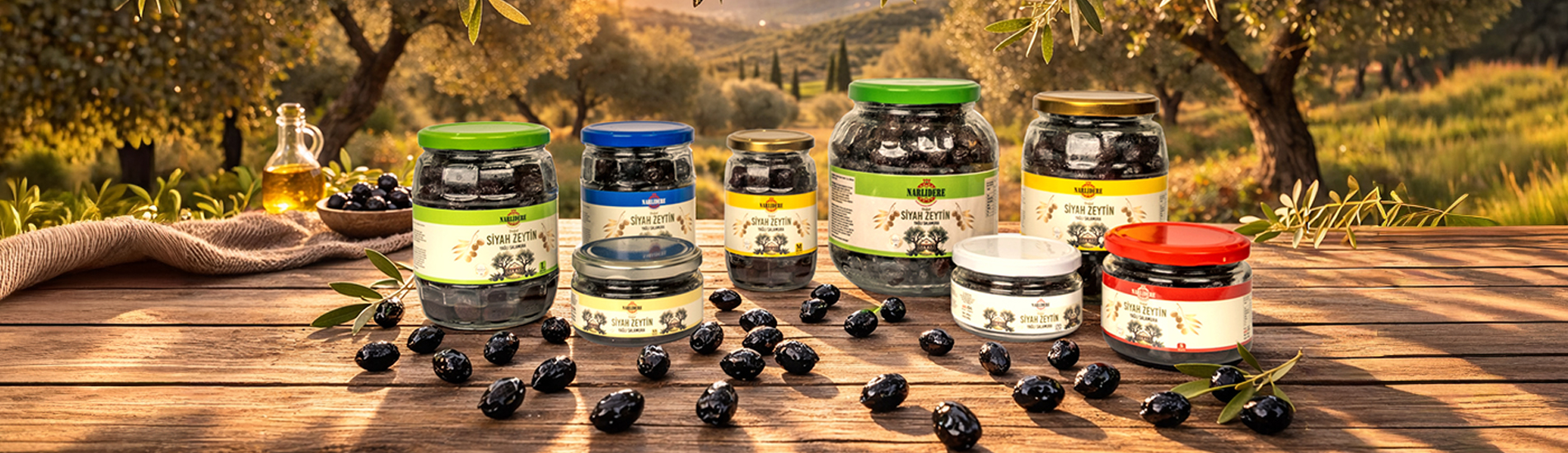 Siyah Zeytin Çeşitleri Cam Kavanoz