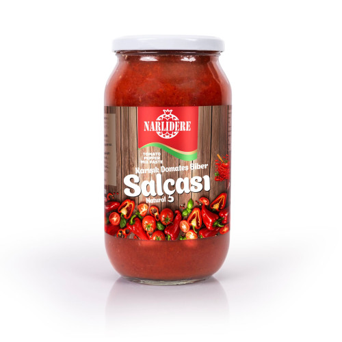 Doğal Köy Salçası Karışık - 1000 GR Cam Kav...