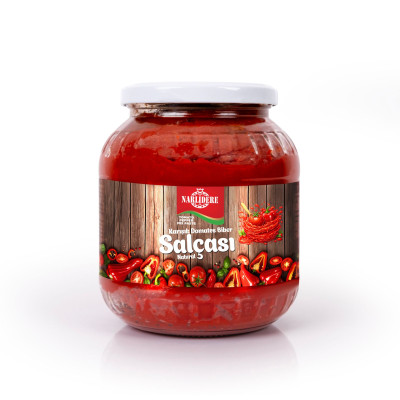 Doğal Köy Salçası Karışık - 1650 GR Cam Kav...