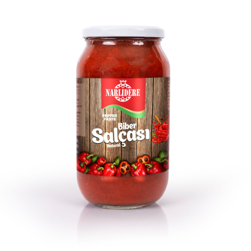 Doğal Köy Salçası Biber - 1000 GR Cam Kavanoz