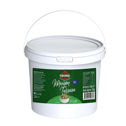 Kornişon Salatalık Turşusu 3 Numara 18 KG Kova Kornişon Salatalık Turşusu 3 Numara 18 KG Kova