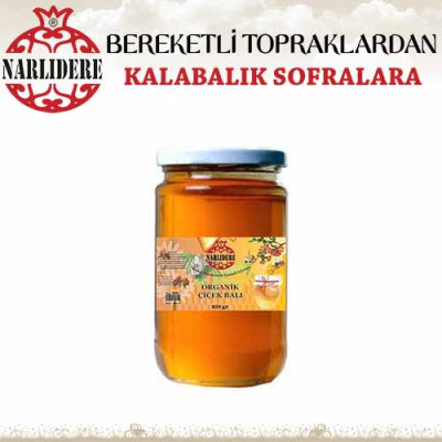 Doğal Süzme Çiçek Balı 850 GR Cam Kavanoz