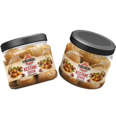 Kestane Şekeri 500 Gr Cam Kavanoz 2 ADET Kestane Şekeri 500 Gr Cam Kavanoz 2 ADET