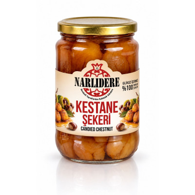 Kestane Şekeri 800 Gr Cam Kavanoz