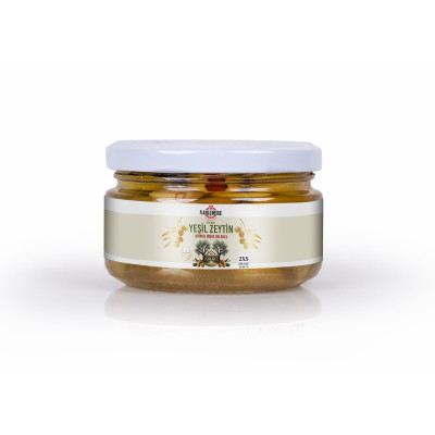 Biberli Yeşil Zeytin 200 GR Cam Kavanoz 2XS