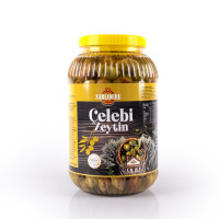 Yeşil Çizik Çelebi Zeytin - 4000 GR Plastik Pet