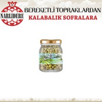 Kırmızı Biber Dolgulu Yeşil Zeytin Cam Kavanoz 200 GR S
