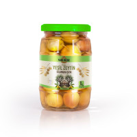 Yeşil Çizik Zeytin - 200 GR Cam Kavanoz L Boy