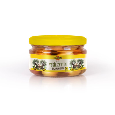 Yeşil Çizik Zeytin - 200 GR Cam Kavanoz M Boy