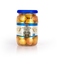 Yeşil Çizik Zeytin - 200 GR Cam Kavanoz XL Boy