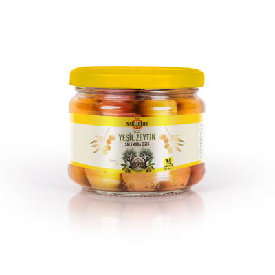 Yeşil Çizik Zeytin - 300 GR Cam Kavanoz M Boy