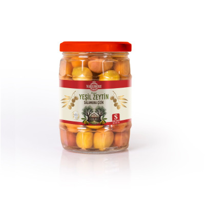 Yeşil Çizik Zeytin - 350 GR Cam Kavanoz S Boy