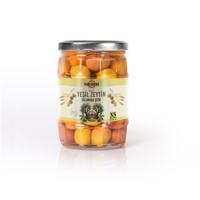 Yeşil Çizik Zeytin - 350 GR Cam Kavanoz XS Boy