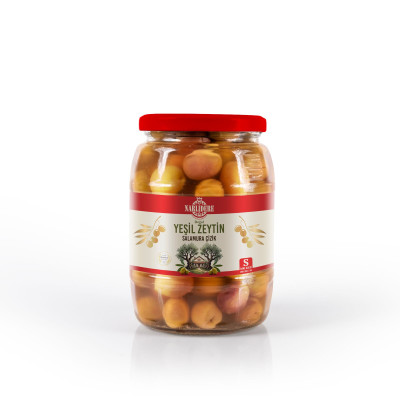 Yeşil Çizik Zeytin - 400 GR Cam Kavanoz S Boy