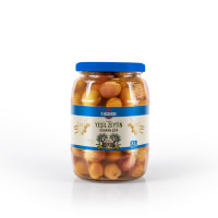 Yeşil Çizik Zeytin - 400 GR Cam Kavanoz XL Boy