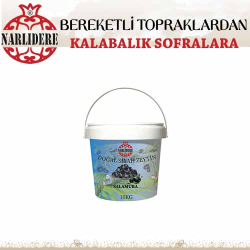Salamura Siyah Zeytin 10 KG Plastik Kova 2XL