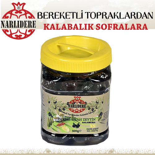 Siyah Zeytin Salamura XS Boy 500 GR