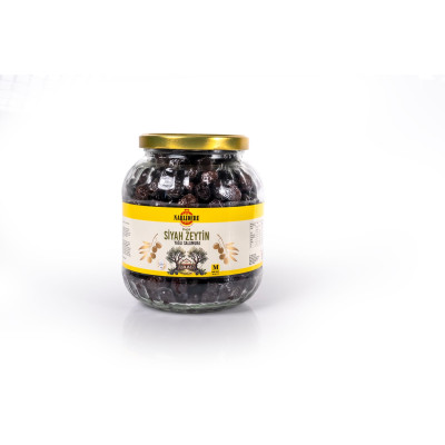 Yağlı Salamura Siyah Zeytin 1.5 KG Cam M