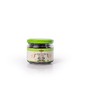 Yağlı Salamura Siyah Zeytin L 300 GR Cam