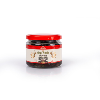 Yağlı Salamura Siyah Zeytin S 300 GR Cam