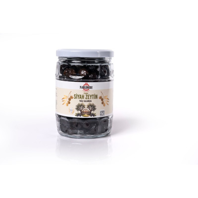 Yağlı Salamura Siyah Zeytin 2XS 350 GR Cam