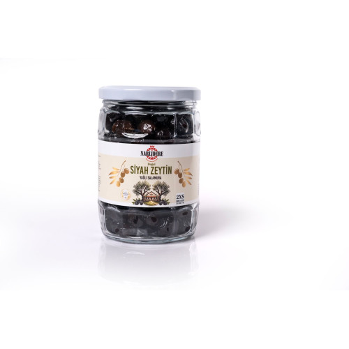 Yağlı Salamura Siyah Zeytin 2XS 350 GR Cam