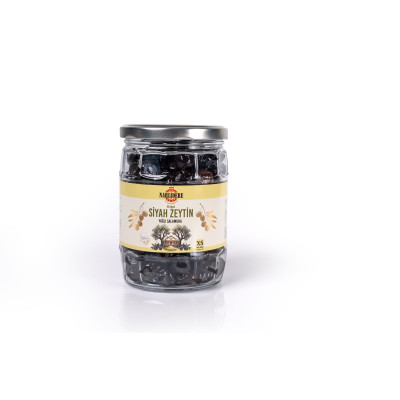 Yağlı Salamura Siyah Zeytin XS 350 GR Cam