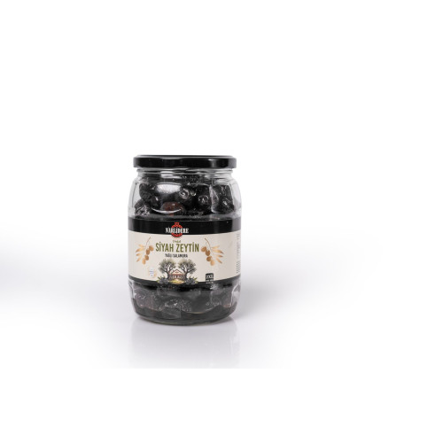 Yağlı Salamura Siyah Zeytin 2XL 400 GR Cam