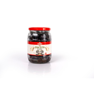 Yağlı Salamura Siyah Zeytin S 400 GR Cam