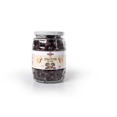Yağlı Salamura Siyah Zeytin 2XS 600 GR Cam