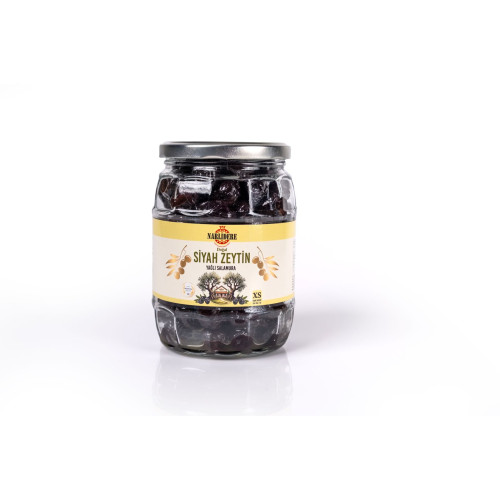 Yağlı Salamura Siyah Zeytin XS 600 GR Cam
