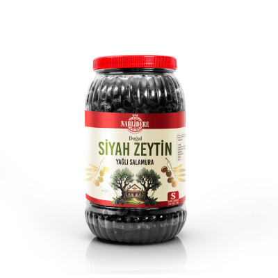 Salamura Yağlı Siyah Zeytin S Boy 2000 GR
