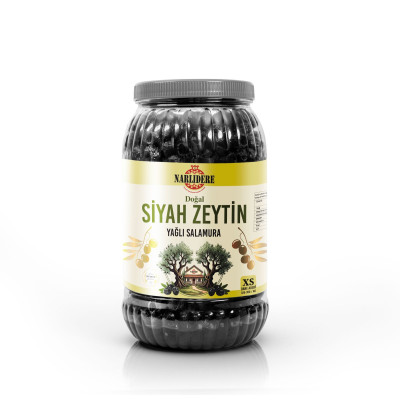 Salamura Yağlı Siyah Zeytin XS Boy 2000 GR