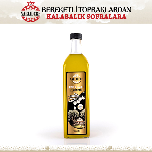 Erken Hasat Zeytinyağı 1000 ML Cam Erken Hasat Zeytinyağı 1000 ML Cam