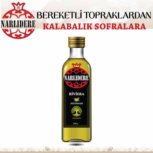 Riviera Yemeklik Zeytinyağı 500 ML Cam