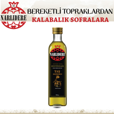 Soğuk Sıkım Zeytinyağı Taş Değirmen 750 ML ...