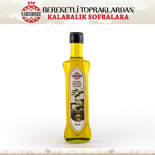 Soğuk Sıkım Zeytinyağı Taş Değirmen 500 ML Cam Soğuk Sıkım Zeytinyağı Taş Değirmen 500 ML Cam